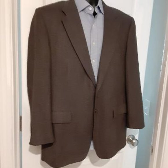 Saks Fifth Corneliani Green Blue Hue Sports Coat - Picture 5 of 13